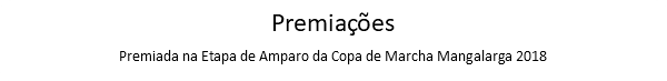 Premiações Premiada na Etapa de Amparo da Copa de Marcha Mangalarga 2018